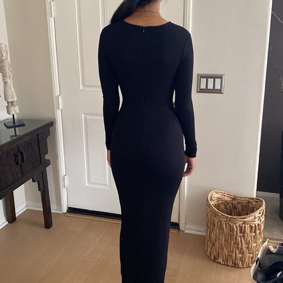 Naked Wardrobe black sleek dress - Picture 6 of 6